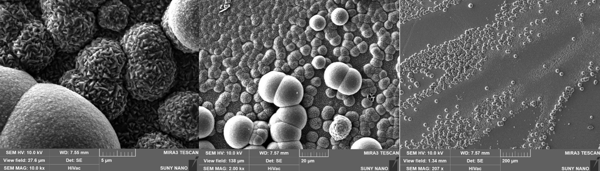 Non-Uniform Deposition SEM