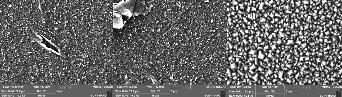 ZnO after sputtering