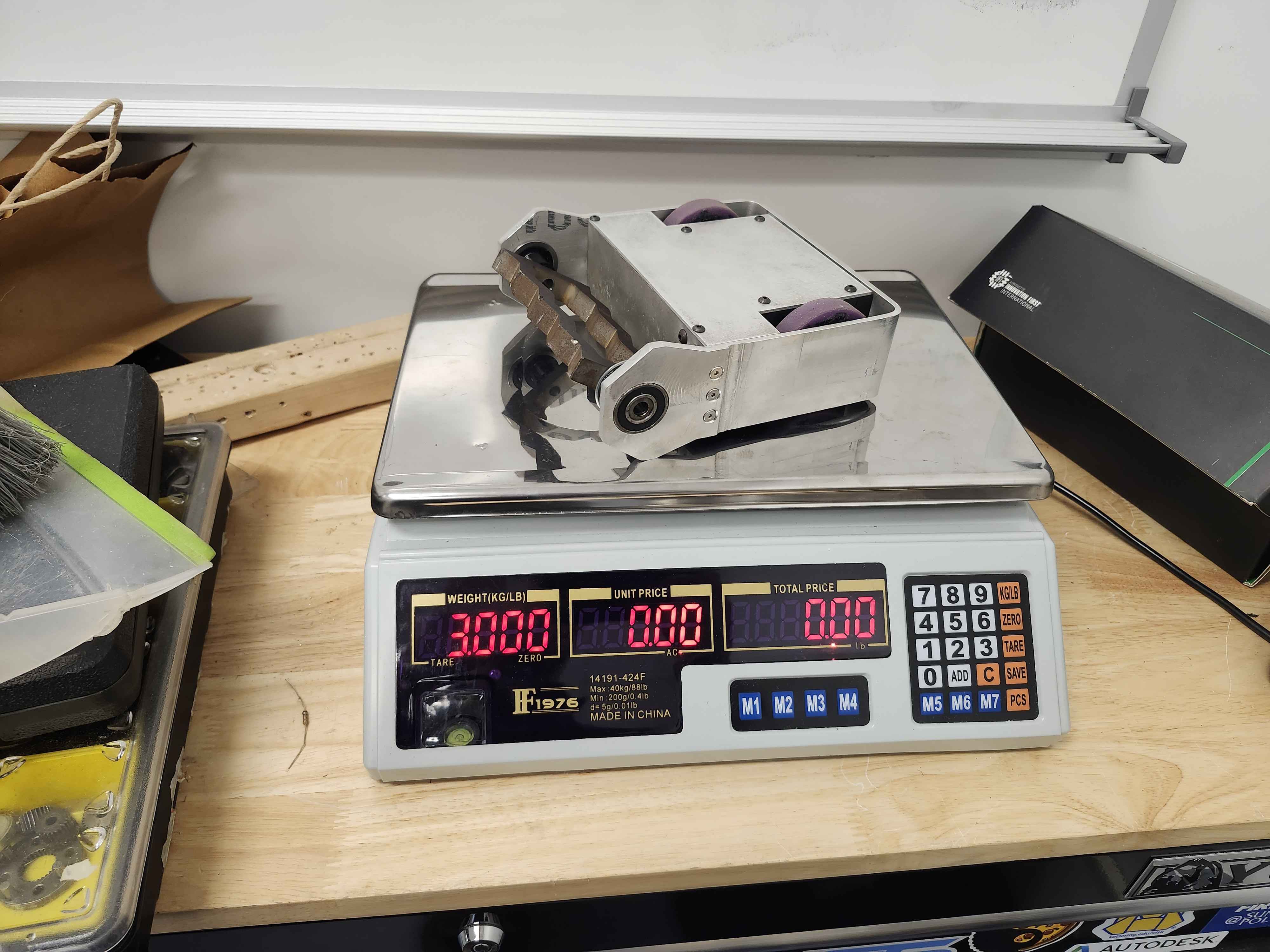 Sprocket Man Weighing in