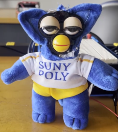 Voice-Activated Joke Bot built on SUNY Poly mascot