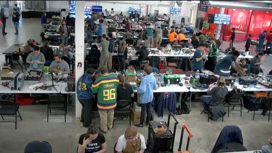 Behind the scenes in the pits