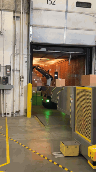 Gap Inc. robot arm in motion